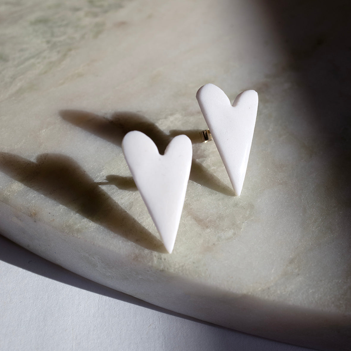 boucles d'oreilles Cœur pur