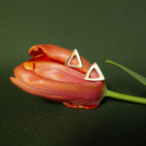 boucles d'oreilles Triangle d'or