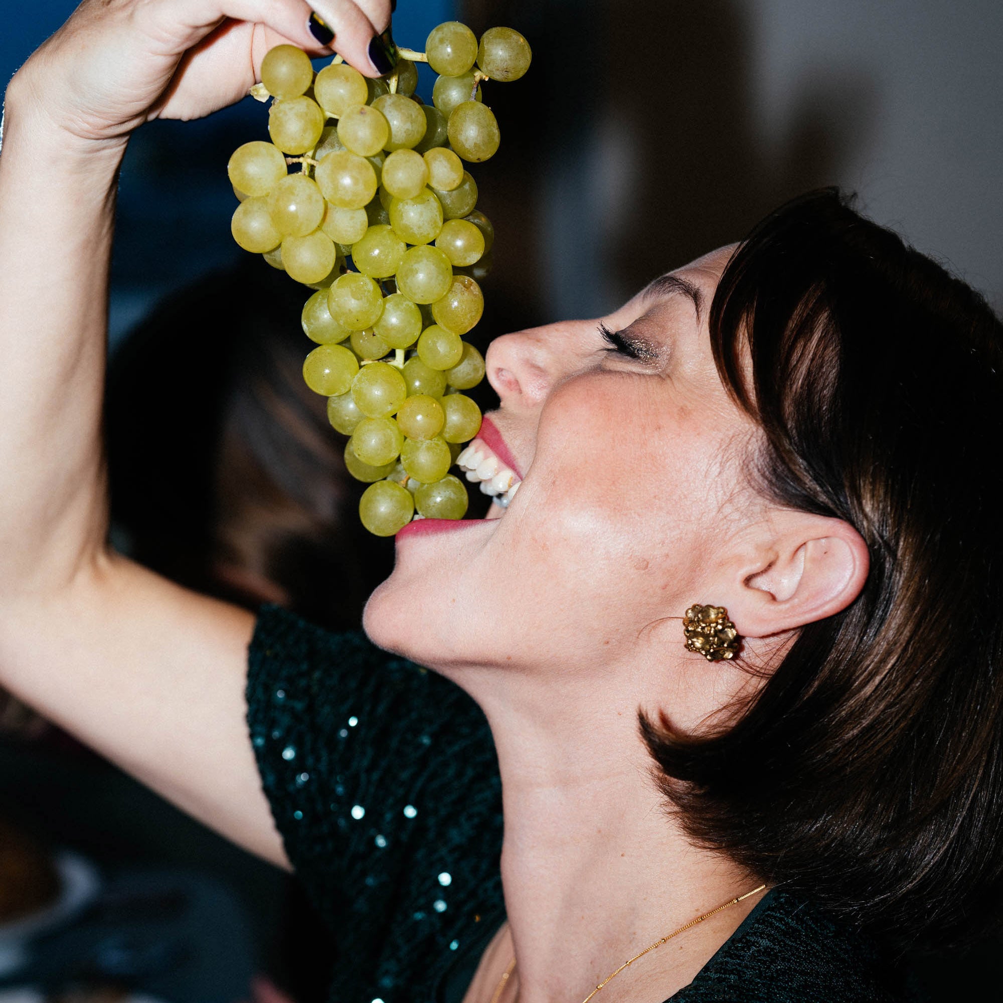 Boucles d'oreilles bouquet doré