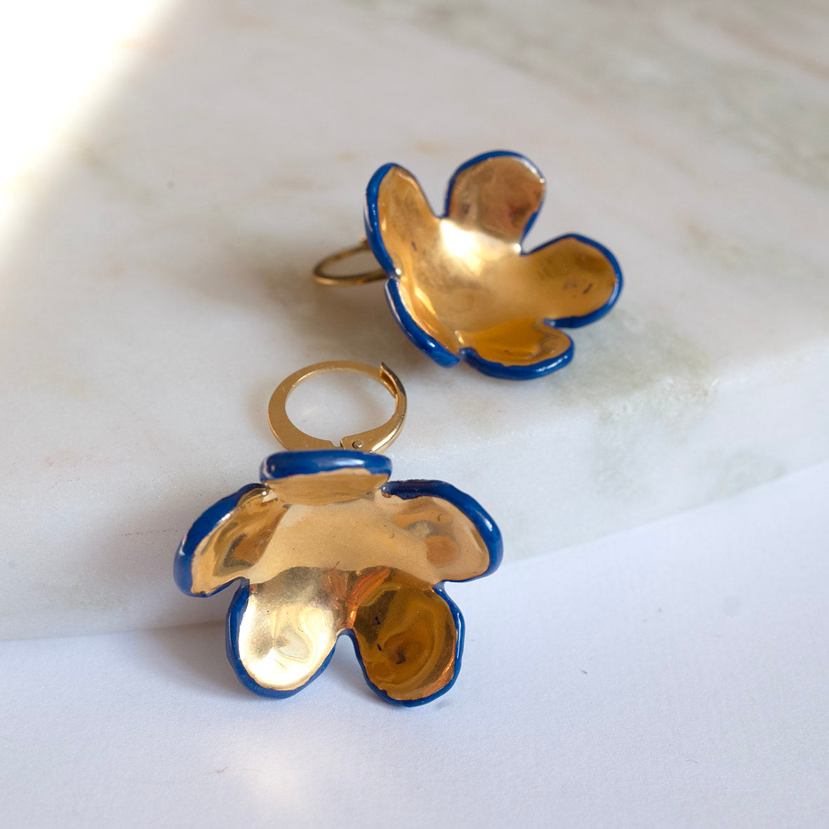 Boucles d'oreilles Boutons d'or