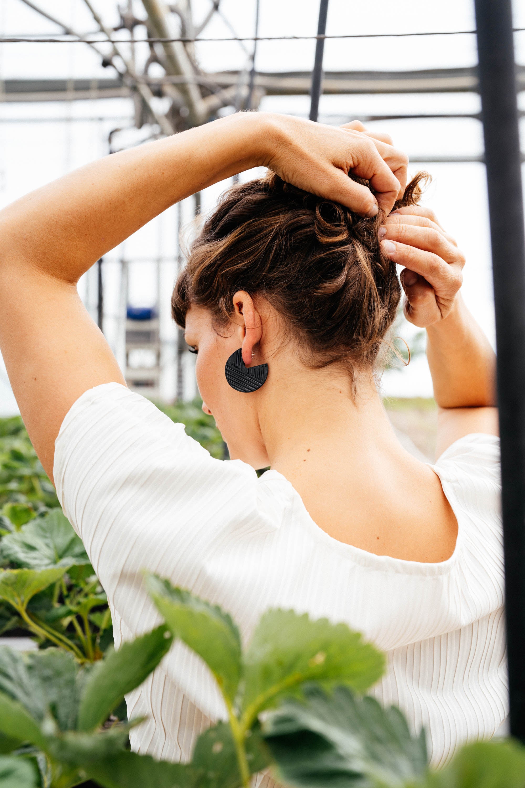 boucles d'oreilles Lignes