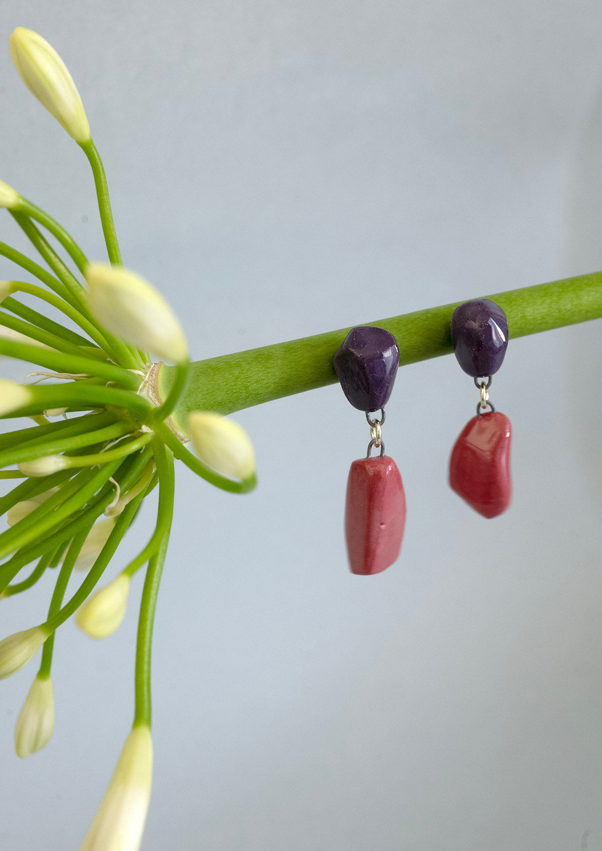 boucles d'oreilles Bijoux Cailloux