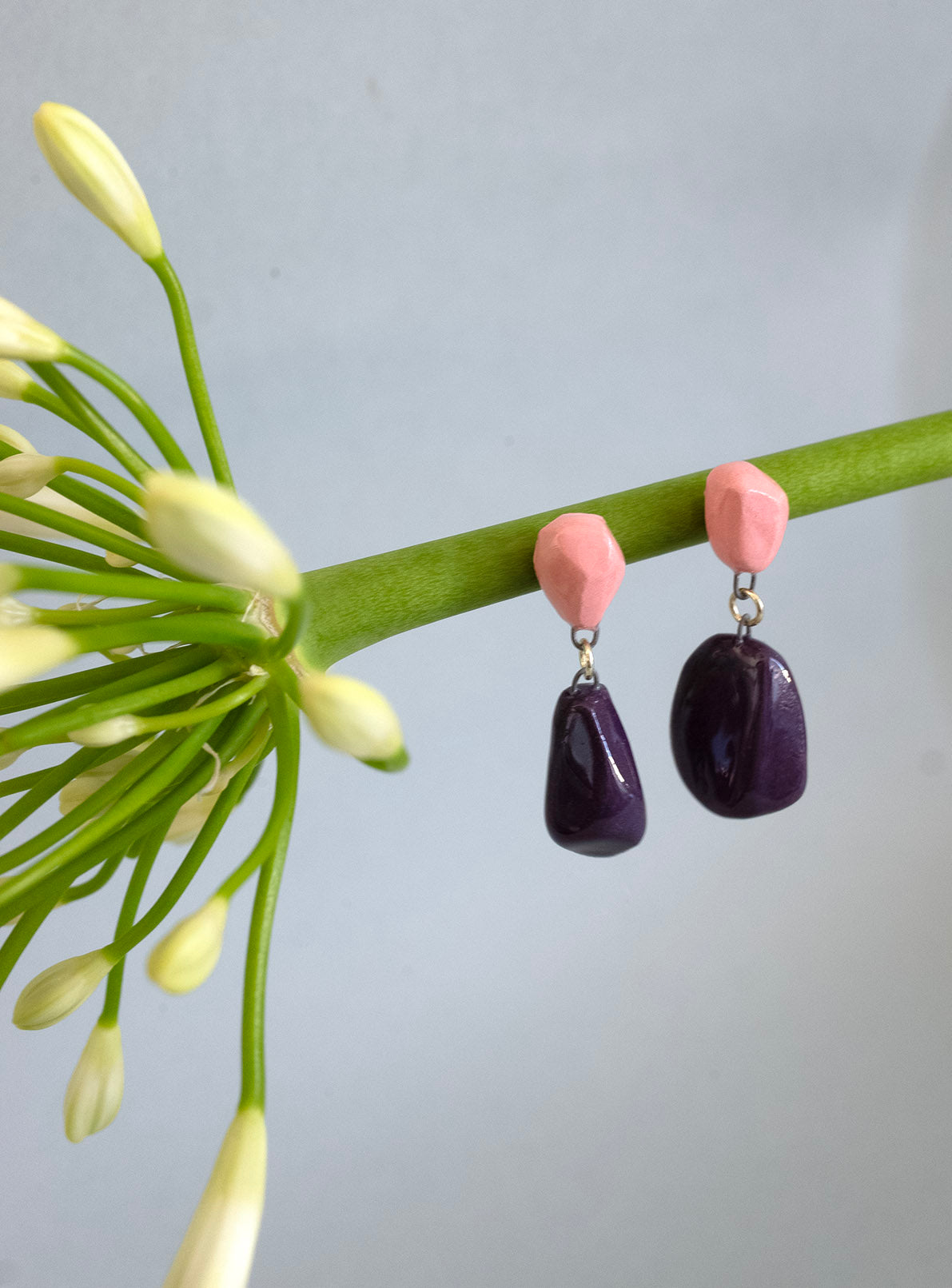 boucles d'oreilles Bijoux Cailloux